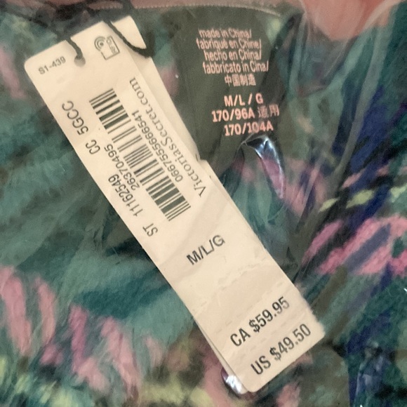 Robe Womens m/l plaid nwt - Picture 4 of 4